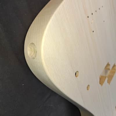 Unfinished Ash Iceman P bass guitar body - fits fender necks J2515 image 3