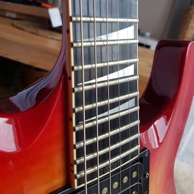 Jackson Archtop soloist professional 1991 Cherry Sunburst image 2