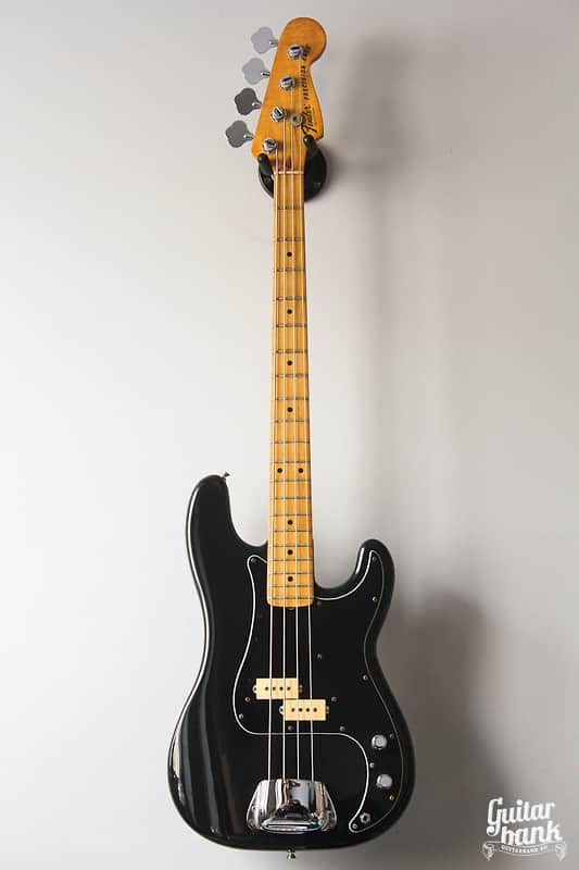 American Fender Precision 1978 USA Black image 1