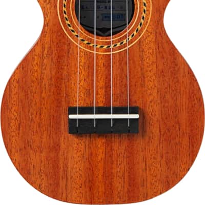 Kala KA-F8-MHG Pan Pacific All Solid Mahogany Figure 8 Soprano Ukulele image 1