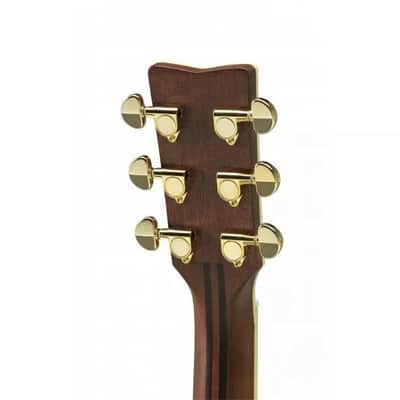 Yamaha L-Series LL6M Acoustic-Electric Guitar - Mahogany, Natural image 4