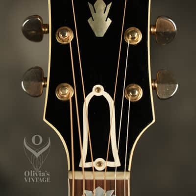 1962 Gibson J-200 Natural/BLONDE with highly figured flame maple back + sides image 3
