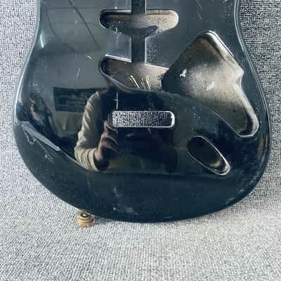 Black Strat Style Guitar Body with SSS Routing and Tremolo image 4