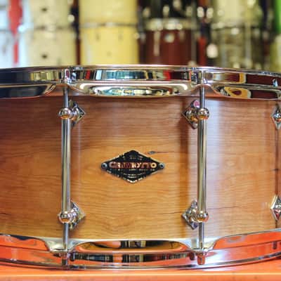 Craviotto Drum Co. Cherry 6.5"x14" Snare Drum image 1