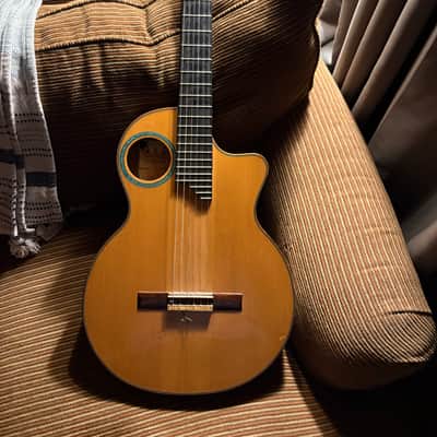 Mermer Guitars Nova acoustic Jazz nylon string 1983-1990s - gloss nitrocellulose lacquer image 2