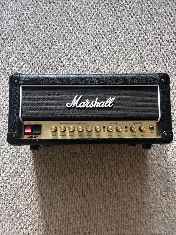 Marshall DSL20HR 2-Channel 20-Watt Guitar Amp Head 2018 - Present - Black image 1