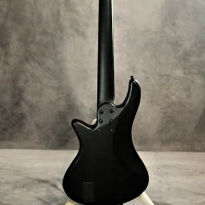 Schecter Stiletto Stealth-5 Active 5-String Bass 2010s - Satin Black image 7
