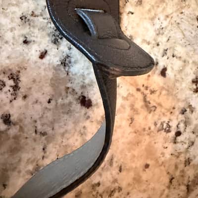 Harley Davidson Leather guitar strap - Black image 3