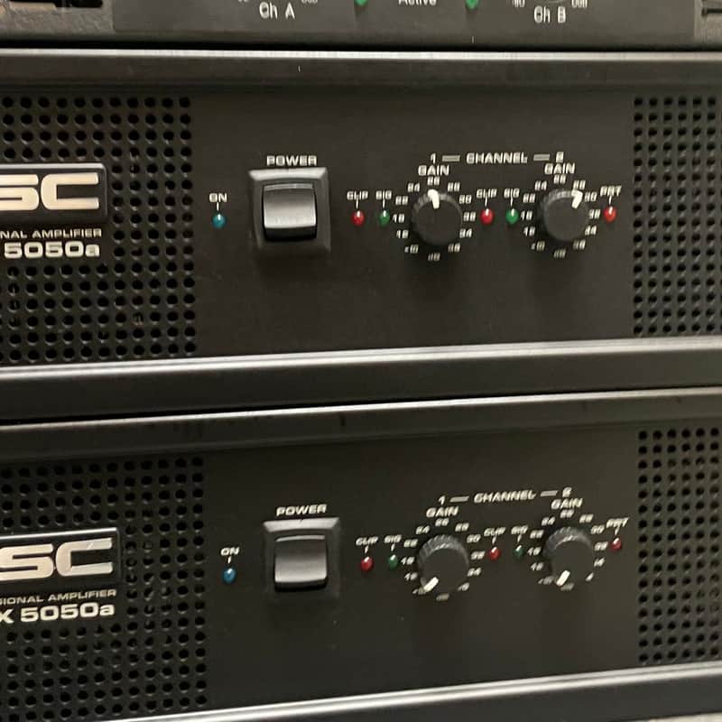 2010s QSC RMX5050a RMXa Series Rack-Mounted Power Amp Black