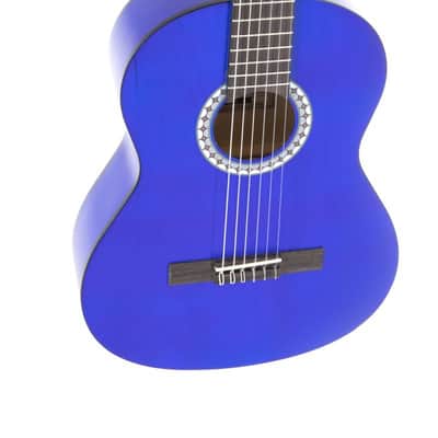 GEWA Basic Classical Guitar 3/4 – Transparent Blue – PS510‑145 image 3