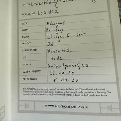 Maybach Lester ‘59 2020 - Aged ‘59 Burst image 18