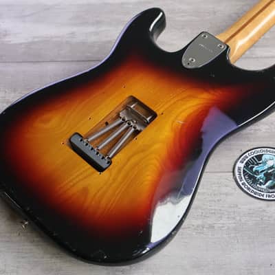 1985 Squier (by Fender Japan) CST-30 JV Series '72 Reissue Stratocaster (Sunburst) image 9