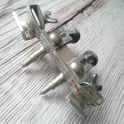 Ludwig Bass Drum Anchor Clamp-On Mount Double-Spurs Spikes Rubber Vintage60s USA image 3