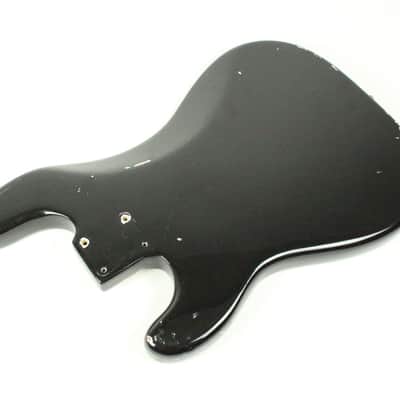 1966 Fender Precision Bass Body Black Re-Fin 1960's Vintage PBass image 4