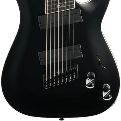 Schecter C-8 Multi-Scale SLS Elite Electric Guitar, Evil Twin image 2