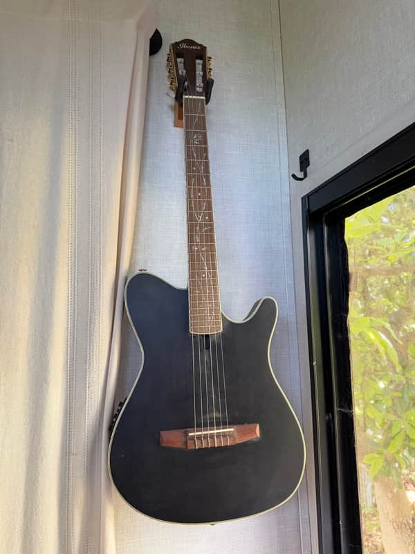 Ibanez TOD10N Tim Henson Signature 2022 - Present - Transparent Black Flat image 1
