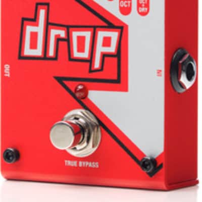 Digitech DROP Compact Polyphonic Drop Tune Pitch-Shifter w/ Power Supply and 2 Patch Cables image 6