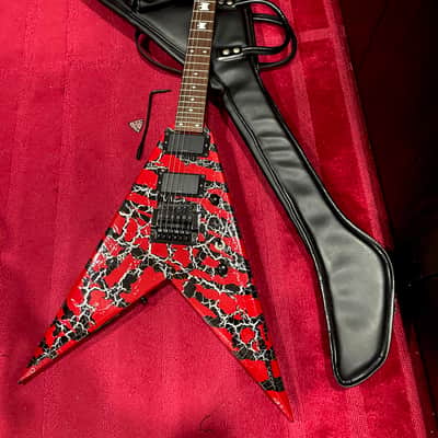 Edwards Kerry King KKV crackle Slayer Japan 90s by ESP with semi hardcase image 14
