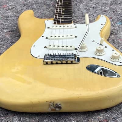 Fender Stratocaster 1976 - Blonde see trough body, Rosewood Fingerboard image 5