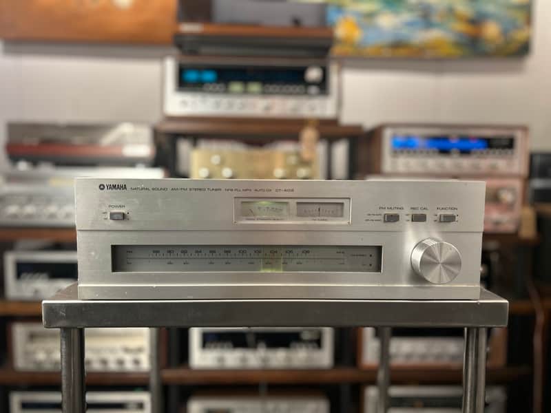 Tuner Stéréo Vintage Yamaha CT-410 - Analogique AM/FM - Argenté