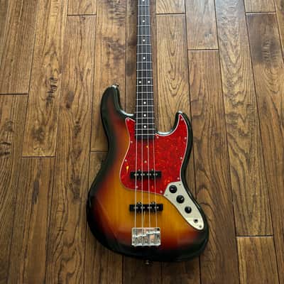 1992 Fender JB-62 Jazz Bass 1962 Reissue MIJ Sunburst Fujigen Japan image 2