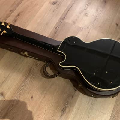 Rare Orville Les Paul Custom (MIJ Orville by Gibson) Black Beauty with factory Gibson Openbook Headstock image 19