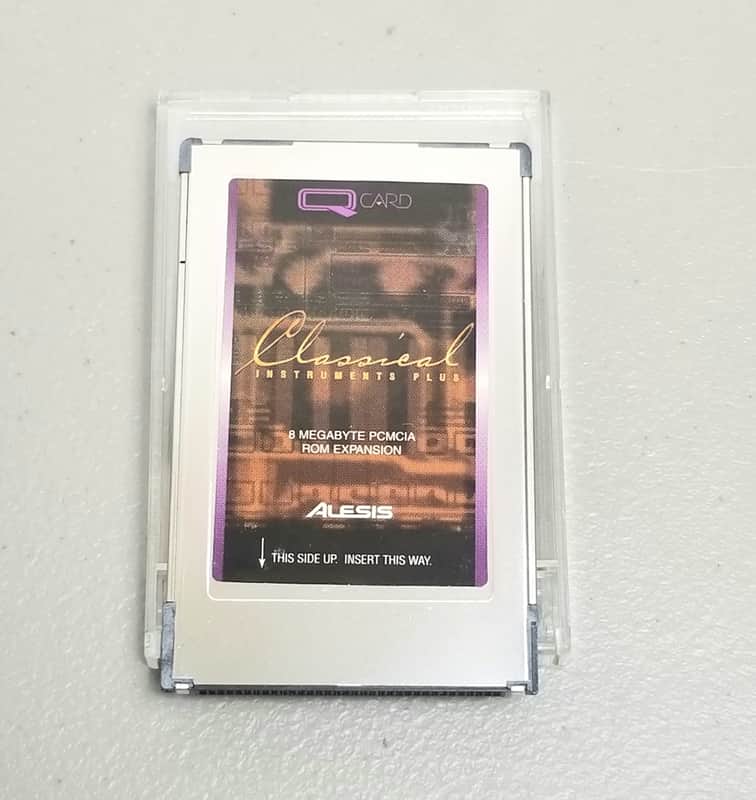 Alesis "Classical Instruments Plus" Q Card for Quadrasynth/QS/QSR Keyboard/Module series - (fair offer??) image 1