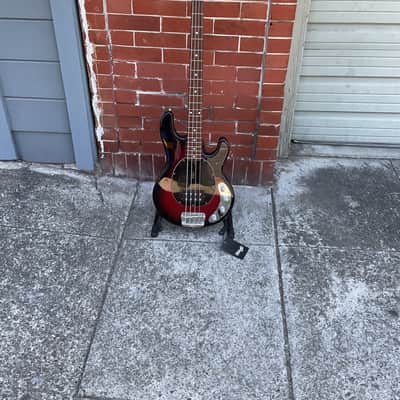 Ernie Ball Music Man Stingray 3 EQ H 2012 Black Cherry Burst W/EB HS case image 4