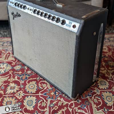 Fender 1975 Silver Panel Twin Reverb image 7