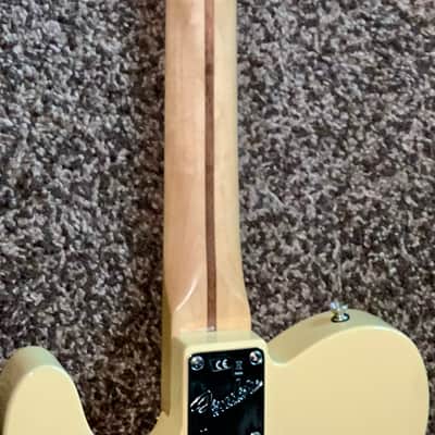 2020 Fender American Performer Telecaster electric guitar with Maple Fretboard  Vintage White made in the usa image 8