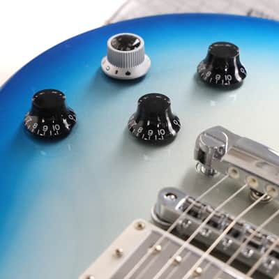 Gibson Les Paul Robot Blue Silverburst Limited Edition 2007 image 8