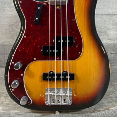 Fender Precision/Jazz Bass 1976 Sunburst....Lefty! image 2
