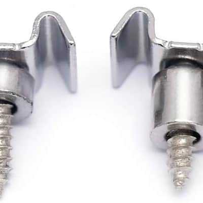 Guitar String Trees String Retainer Guides Compatible with Strat Tele Style Electric Guitar Bass Parts Replacement Pack of 4pcs with Mounting Screws Chrome. image 5
