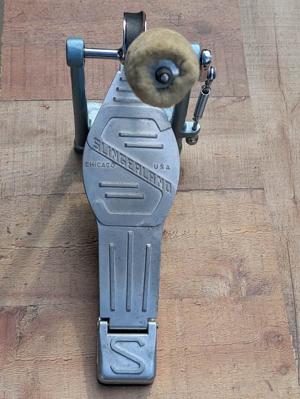 Slingerland Tempo King Single Kick Pedal 1970s - Chrome image 1