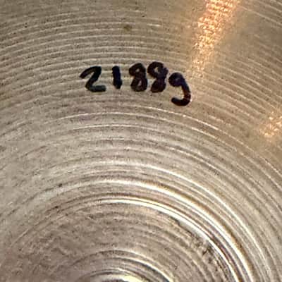 Zildjian 20" A. 60's Stamp Ride Cymbal w/ 8 Rivets - 2188g image 3