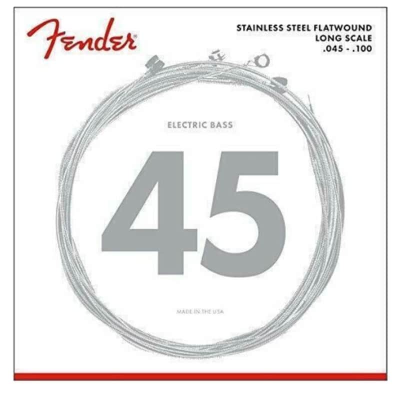 Fender Stainless Flatwound Bass 45-100 Light image 1