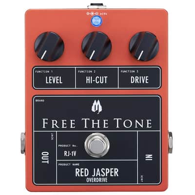 ギター free the tone red jasper overdrive RJ-1V Free The Tone Red Jasper Overdrive RJ-1V | Reverb