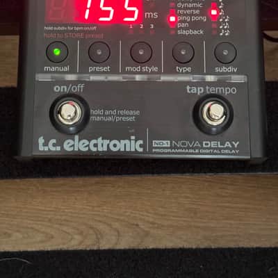 TC Electronic ND-1 Nova Delay Pedal / Guitar Effects Pedal