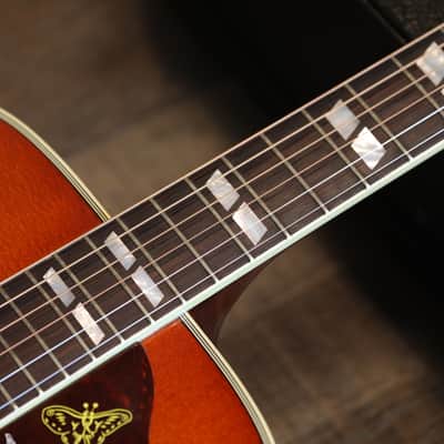 2003 Gibson Hummingbird Light Sunburst Acoustic/ Electric Dreadnaught Guitar + Hard Shell Case image 4