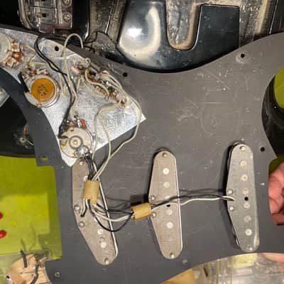 1976 Fender Stratocaster Black "Tuxedo" image 11