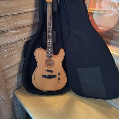 Fender American Acoustasonic Tele Telecaster All Mahogany w/ Deluxe Gig Bag image 2