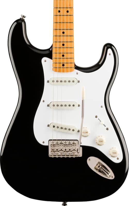 Squier Classic Vibe '50s Stratocaster Electric Guitar, Maple Fingerboard, Black image 1