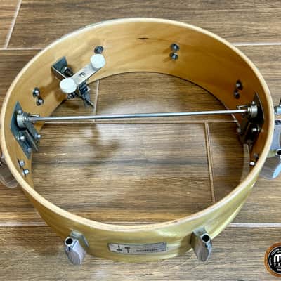 Sonor Teardrop D422 D421 Snare 14" x 4,5" 6-ply Gold Satin Flame Vintage Mid 60s image 20