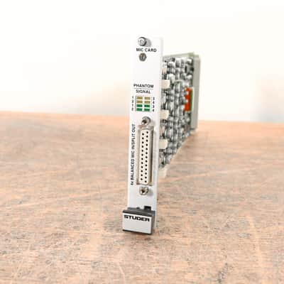 Studer Mic/Line In Card for D21m Modular I/O System CG01HDV image 1