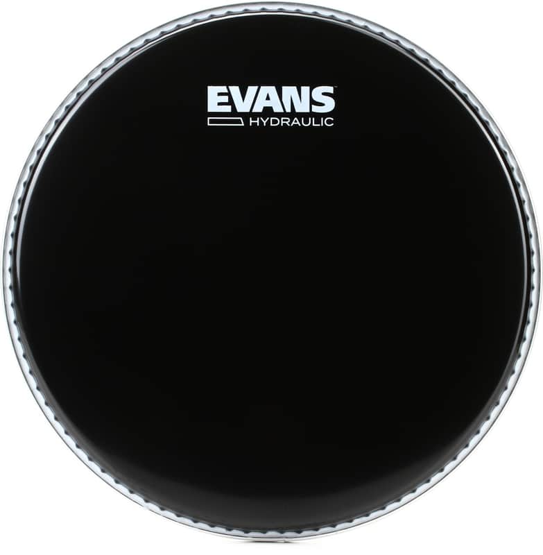 Evans Hydraulic Black Drumhead - 10 inch (2-pack) Bundle image 1