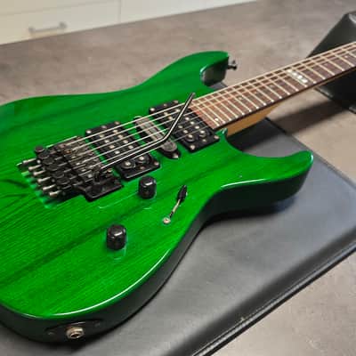 ESP M-III Mirage Green Ash HSH FR Floyd Rose Super Strat MIJ Japan MIII M3 Horizon image 10