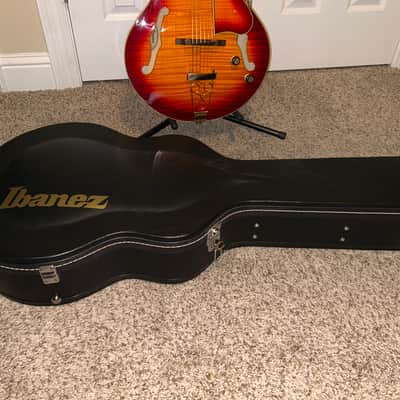 Ibanez AF151-AWB 2013 - aged whiskey burst image 13