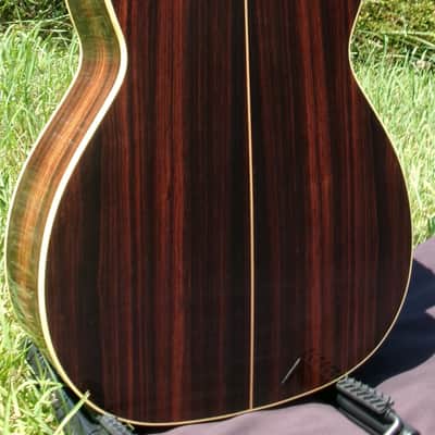 2009 Yairi WY-1 Bob Weir Model, Electric Acoustic Guitar with cutaway professional grade Natural+K Yairi Had Case plus more extras image 7