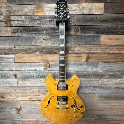 Epiphone Sheraton II 1995 Ebony (Stripped Natural) *Made in Korea* w/ Case image 2