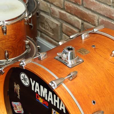 Yamaha Birch Custom Absolute - natural vintage 5pc drumset image 18